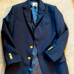 Lands End Navy Boys Blazer